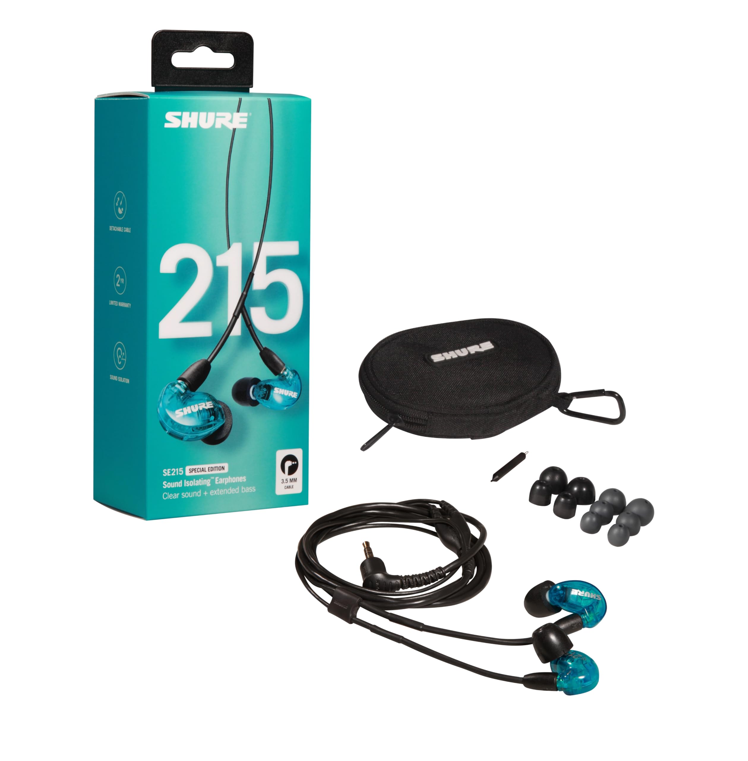 Amazon.co.jp: 【VGP 殿堂入り金賞】SHURE シュア イヤホン 有線 SE215